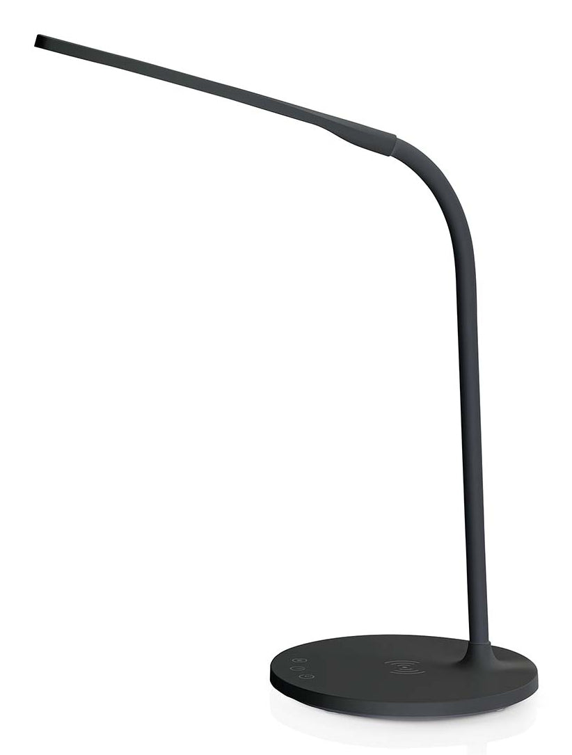 Nedis LED sort skrivebordslampe