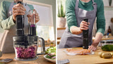 Bosch Serie 4 MSM4B621 blender 0,6 L Nedsænkning blender 1000 W Anthracit, Transparent