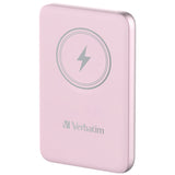 Verbatim Charge 'n' Go Lithium polymer (LiPo) 10000 mAh Trådløs opladning Lyserød