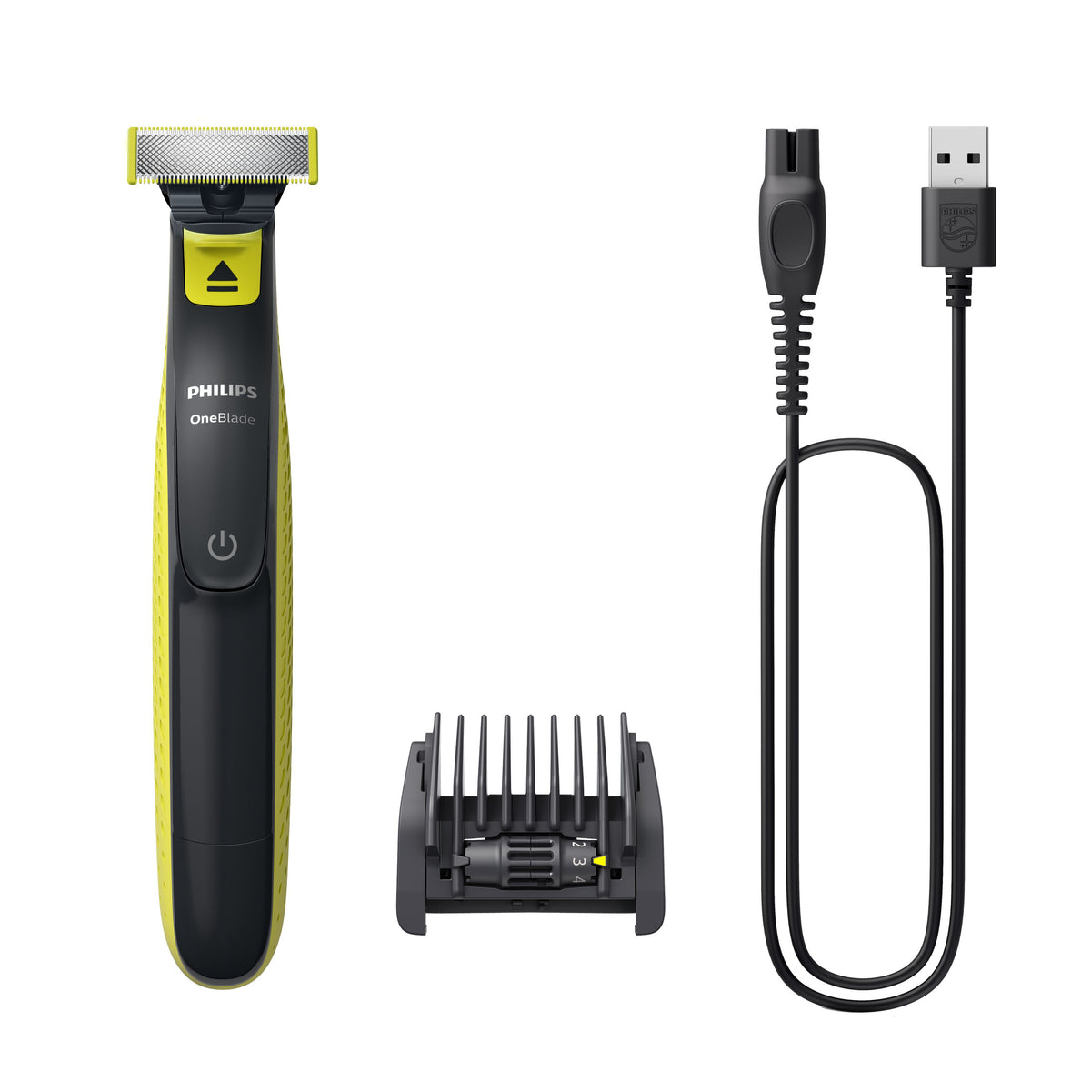 Philips OneBlade QP2724 Barbermaskine Grå Grøn