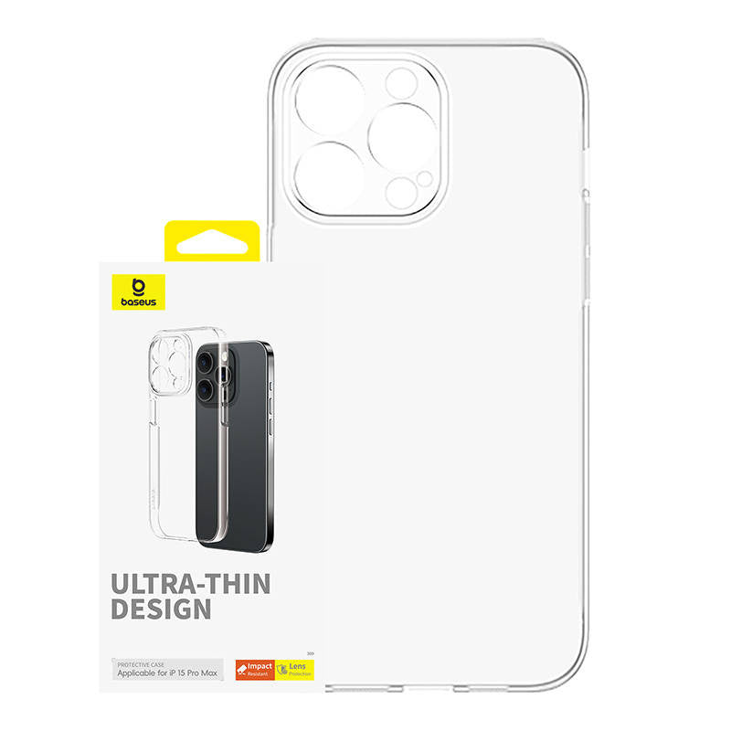 Telefonfoder til iPhone 15 ProMax Baseus OS-Lucent Series (klart)