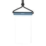 Vandtæt telefonfoder Baseus AquaGlide med cylindrisk slide lås (blå)