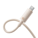 Hurtig opladning kabel Baseus USB til USB-C Habitat Series 1m 100W (rosa)
