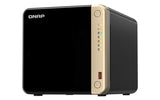QNAP TS-464 NAS Tower Intel(R) Celeron(R) N5095 8 GB DDR4 0 TB QNAP QTS Black