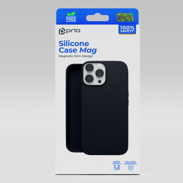 prio flydende silikonecover MAG til Samsung S26 Ultra sort