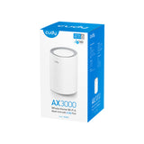 Cudy AX3000 Wi-Fi 6 Mesh 2.5G Solution Dual-band (2,4 GHz / 5 GHz) Wi-Fi 6 (802.11ax) Hvid Intern
