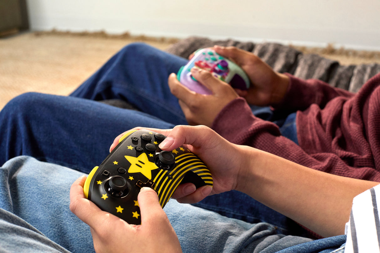 Turtle Beach Rematch Sort, Guld, Gul Bluetooth Gamepad Nintendo Switch, Nintendo Switch 2, Nintendo Switch Lite, Nintendo Switch OLED