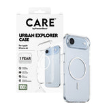 PanzerGlass CARE™ by ® Urban Explorer Case Transparent m. Hvid MagSafe iPhone Air