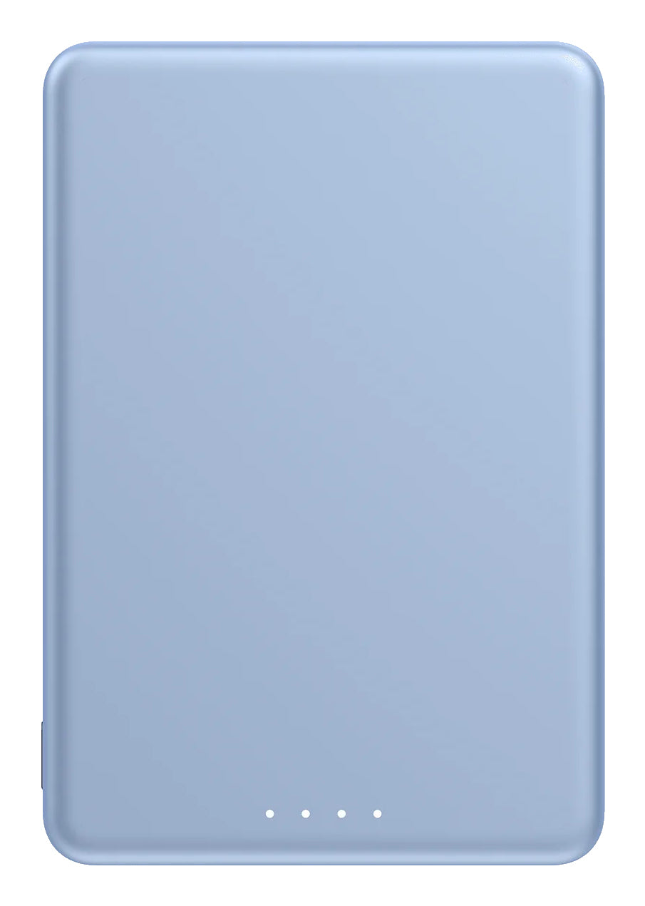 Xiaomi Super Slim Magnetic Power Bank 5000 Lithium-Ion (Li-Ion) 5000 mAh Trådløs opladning Blå