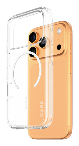 CARE Case Clear Urban Explorer White MagSafe iPhone 17 Pro