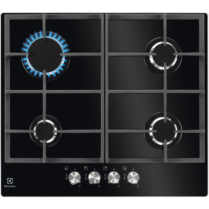Electrolux KGG6426K Sort Indbygget 56 cm Gaskomfur 4 zone(s)