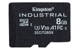 Kingston Technology 8GB microSDHC Industrial C10 A1 pSLC kort enkeltpakke uden adapter