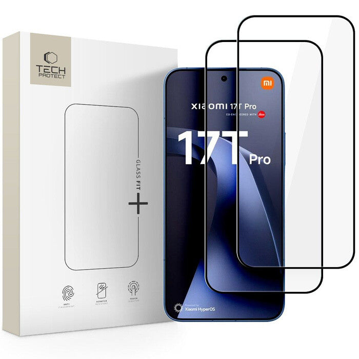 Tech-Protect 5906302323463 Skærm og -bagsidebeskytter til mobiltelefon Klar skærmbeskytter Xiaomi 2 stk