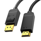 DisplayPort 1.2 til HDMI 1.4 Kabel Vention HAGBH 2m, 4K 30Hz (Sort)