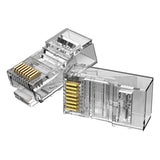 Modulær RJ45 CAT6 UTP Connector Vention IDDR0-50 Gennemsigtig pakke på 50