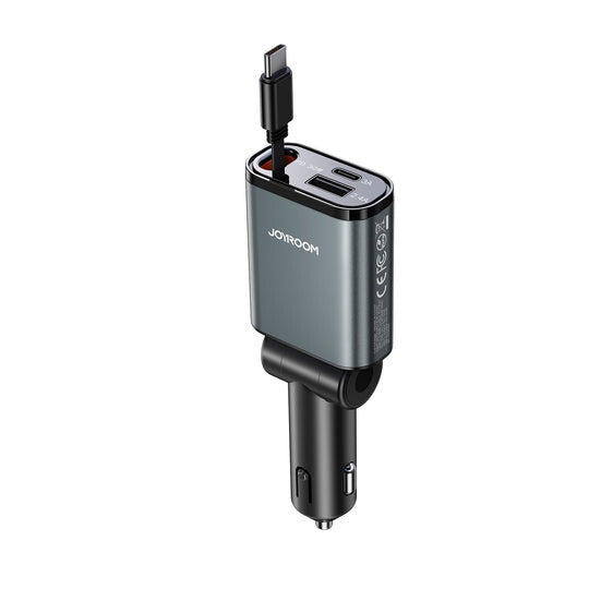 JOYROOM JR-CCL07 oplader til mobil enhed Universel Sort Cigartænder Hurtig opladning Automatisk