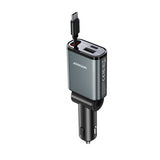 JOYROOM JR-CCL07 oplader til mobil enhed Universel Sort Cigartænder Hurtig opladning Automatisk