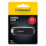 Intenso Pendrive 64GB Speed Line USB 3.2, sort EU (3533490)