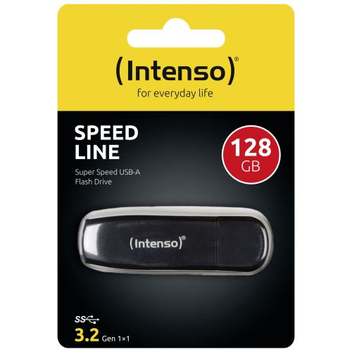 Intenso Pendrive 128GB Speed Line USB 3.2, sort EU (3533491)