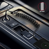 Axagon Data and charging USB 2.0 cable 1.1 m long. PD 60W, 3A. Black twisted. USB-kabel 1,1 m USB C 0,48 Gbit/sek. Sort