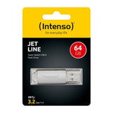 Intenso Pendrive 64GB Jet Line USB 3.2, Silver EU (3541490)