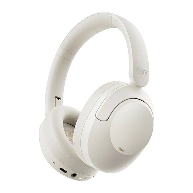 Trådløse hovedtelefoner QCY ANC H4 (hvid)
