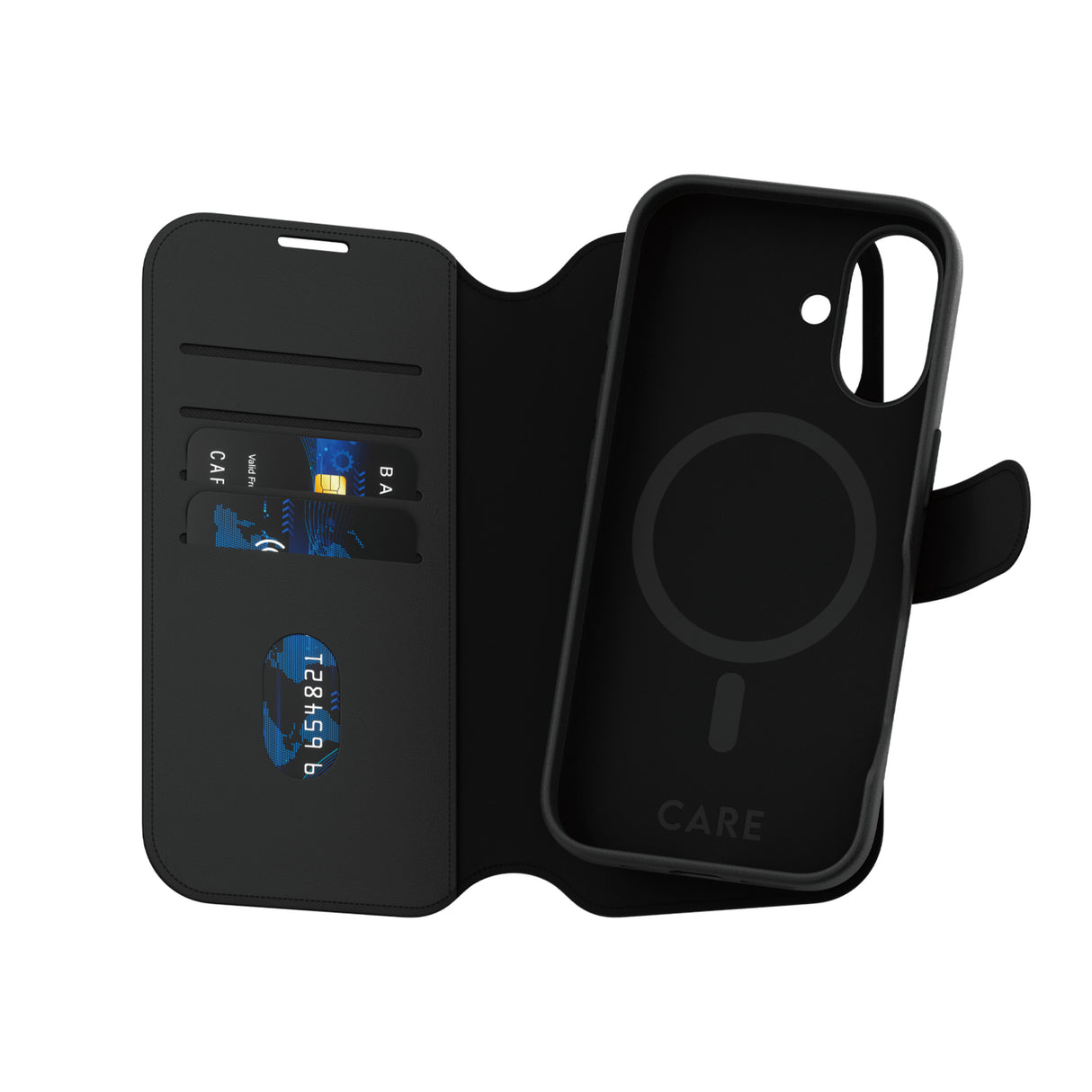 CARE by PanzerGlass Case Feature Tango Two-in-One Wallet Case iPhone 16