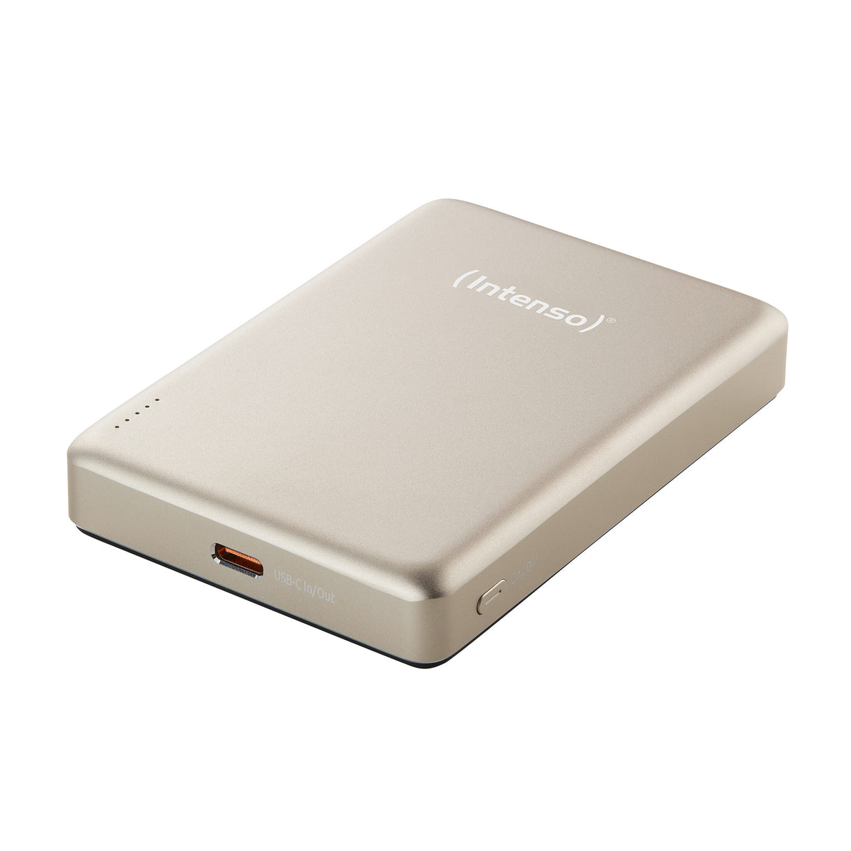 Intenso MW10000 Lithium polymer (LiPo) 10000 mAh Trådløs opladning Champagne