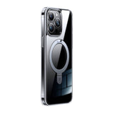 Torras telefonfoder UPRO Ostand Clear til iPhone 15 PRO (gennemsigtig)