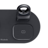 Trådløs oplader Mcdodo CH-7061 3 i 1 15W (mobile/TWS/Apple watch) (sort)