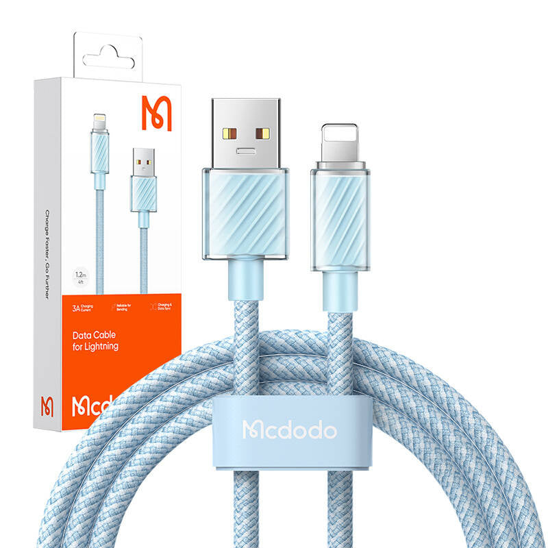 Kabel USB-A til Lightning Mcdodo CA-3641, 1,2 m (blå)