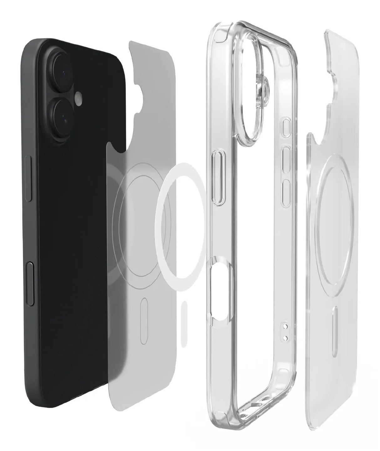 PURO Lite Mag mobiltelefon etui 17 cm (6.7") Cover Transparent