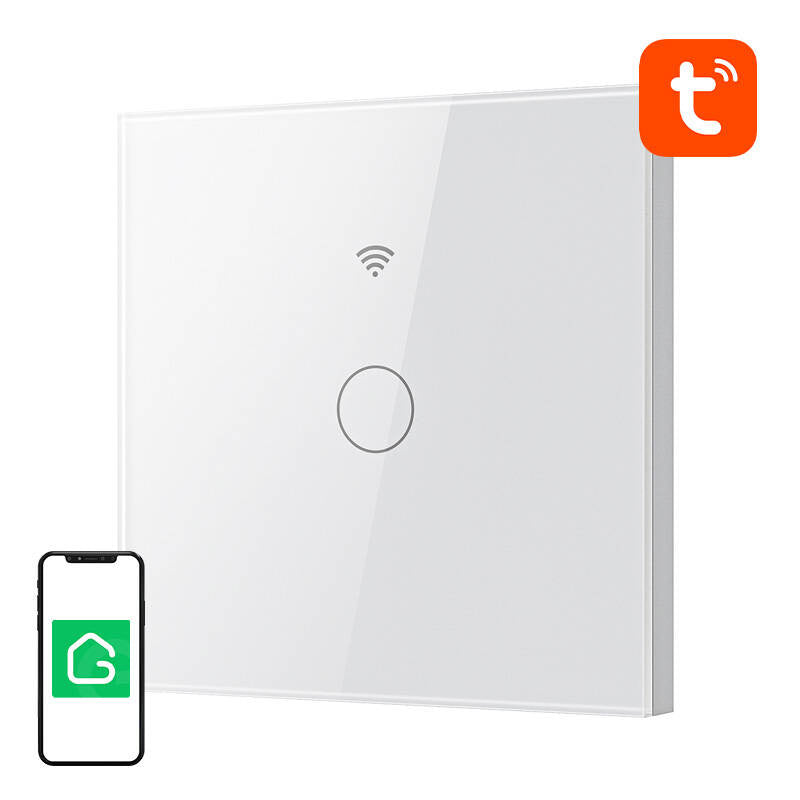 Smart Touch WiFi Light Switch Gosund SLS1 Single (valgfrit N) Tuya