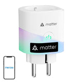 MEROSS MSS315CFH-EU smart stikkontakt med energimåling (Matter)