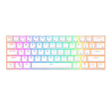 Mekanisk tastatur Royal Kludge RK61 RGB, rød stik (hvid)