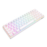 Mekanisk tastatur Royal Kludge RK61 RGB, brun stik (hvid)
