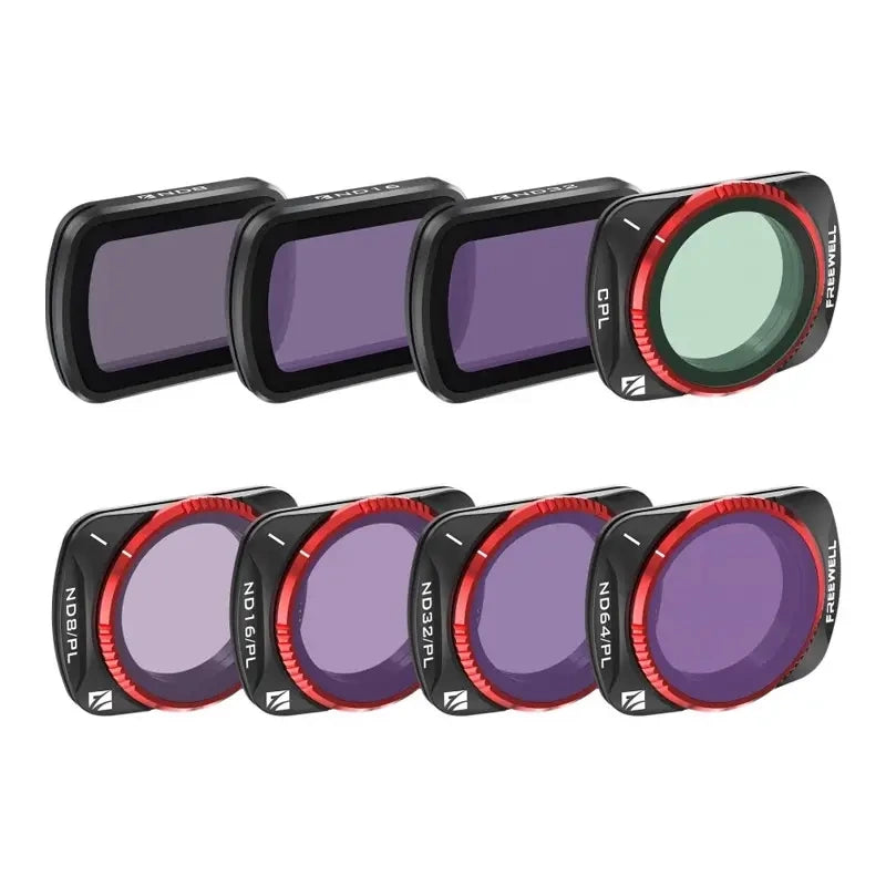 Sæt med 8 filtre Freewell DJI Osmo Pocket 3