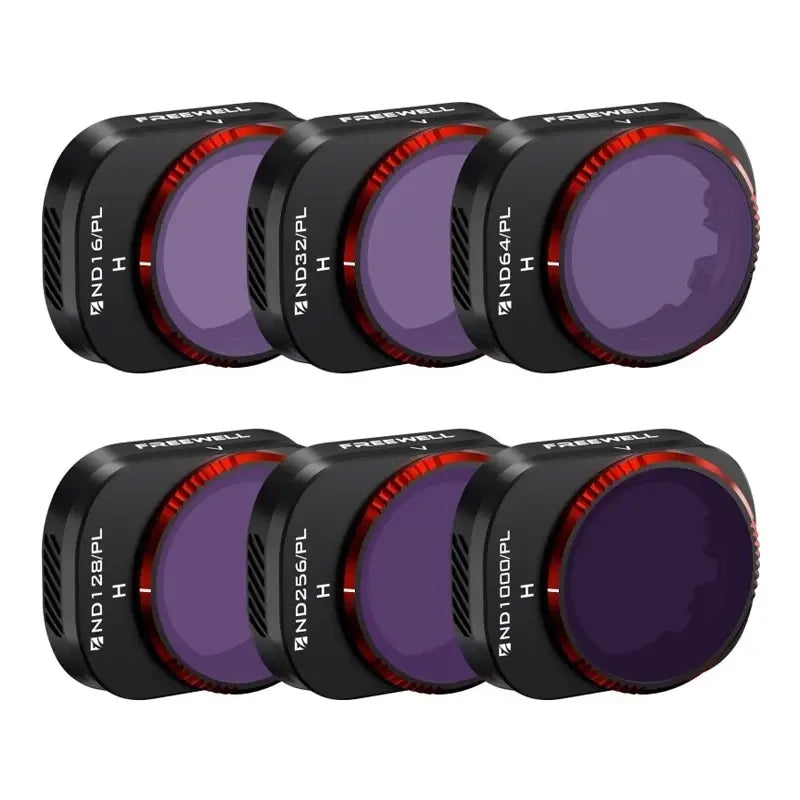 Sæt af 6 filtre Bright Day Freewell til DJI Mini 4 Pro