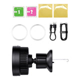 Magnetisk biltelefonholder Baseus MagPro 15W (sort)