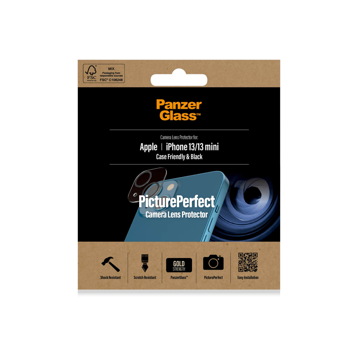 PanzerGlass ® PicturePerfect Kameralinsebeskytter iPhone 13 | Mini