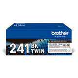 Brother TN-241BKTWIN tonerpatron 2 stk Original Sort