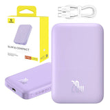 Powerbank mini Baseus 6000 mAh 20W (lila)