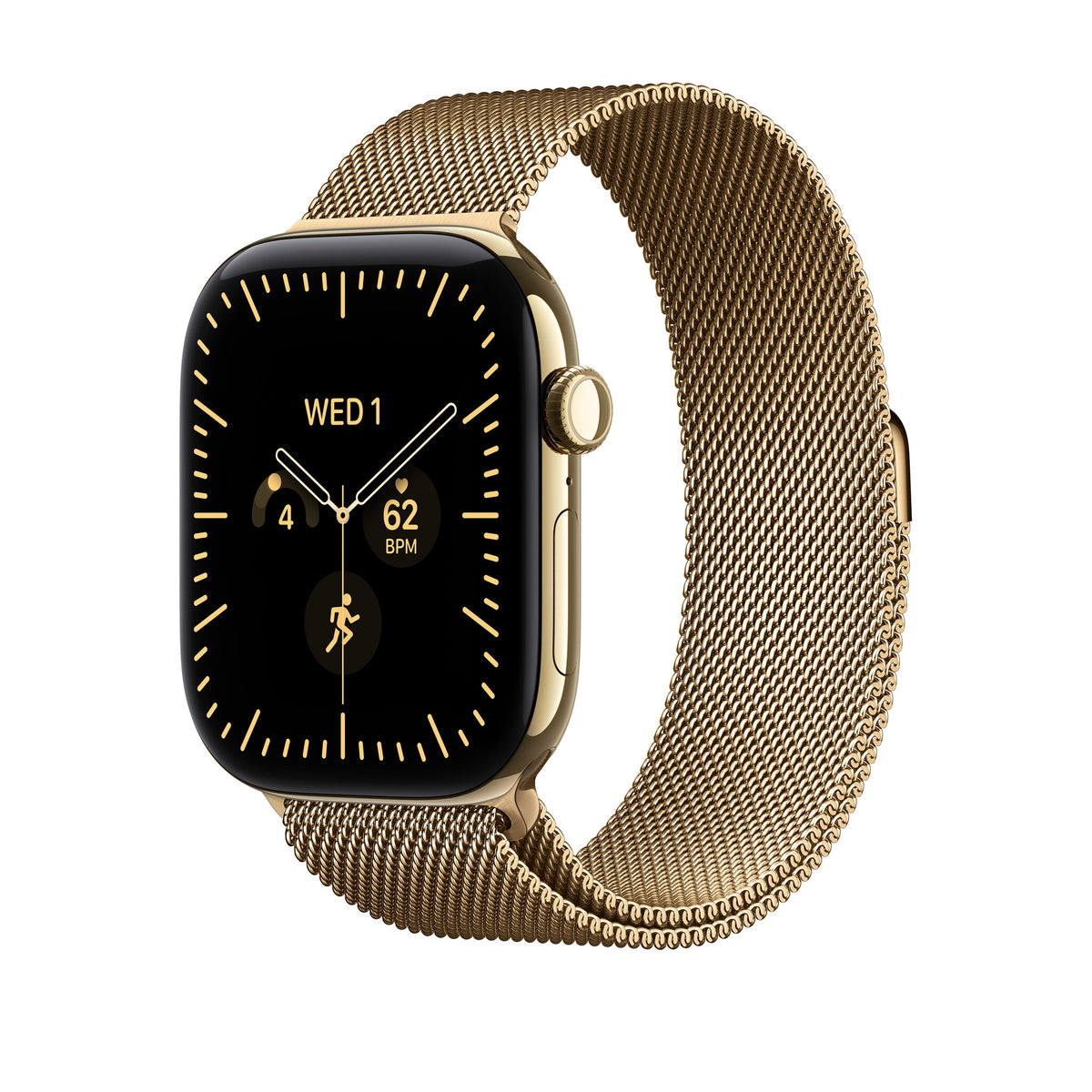 Apple 46mm Radiant Gold Milanese Loop - M/L