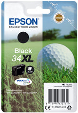 Epson Golf ball 34XL golfbold DURABrite Ultra enkeltpakke sort blæk