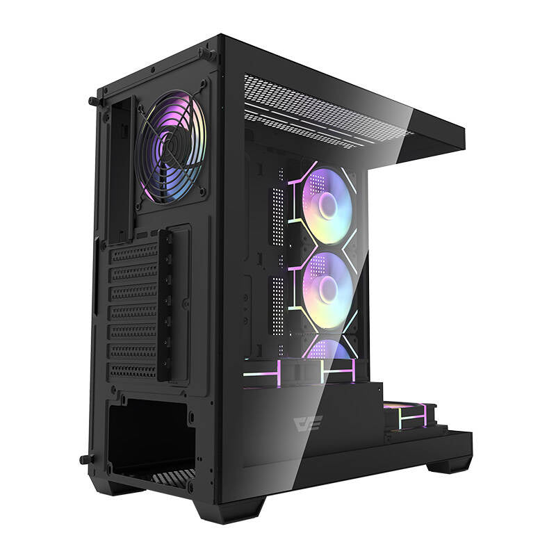 Darkflash DS900 computer case (sort) + 7 ARGB fans