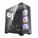 Darkflash DS900 computer case (sort) + 7 ARGB fans