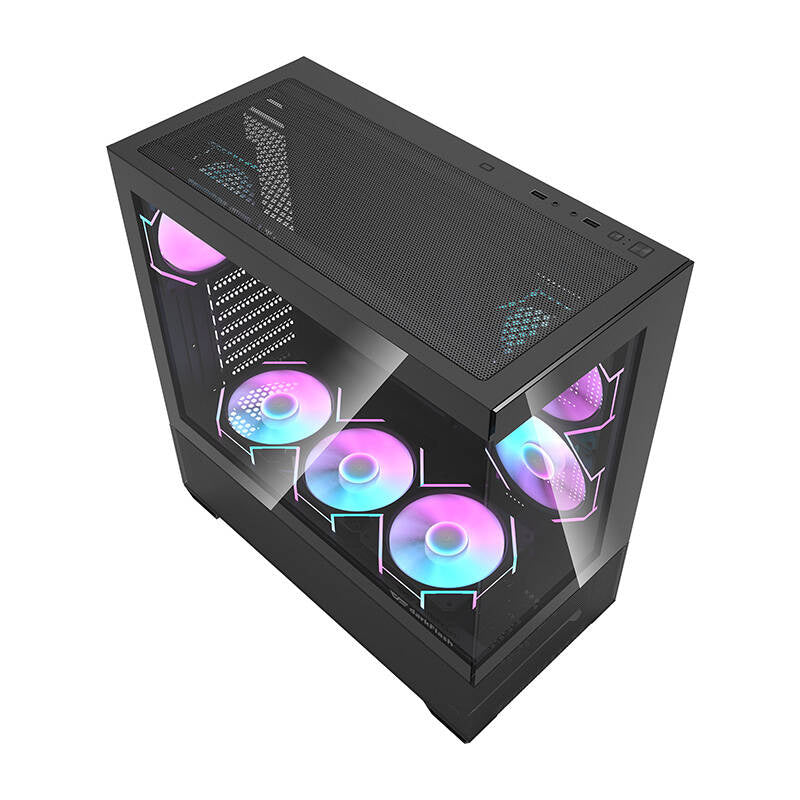 Darkflash DS900 AIR computer case (sort) + 6 ARGB fans