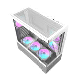 Darkflash DS900 AIR computer case (hvid) + 6 ARGB fans