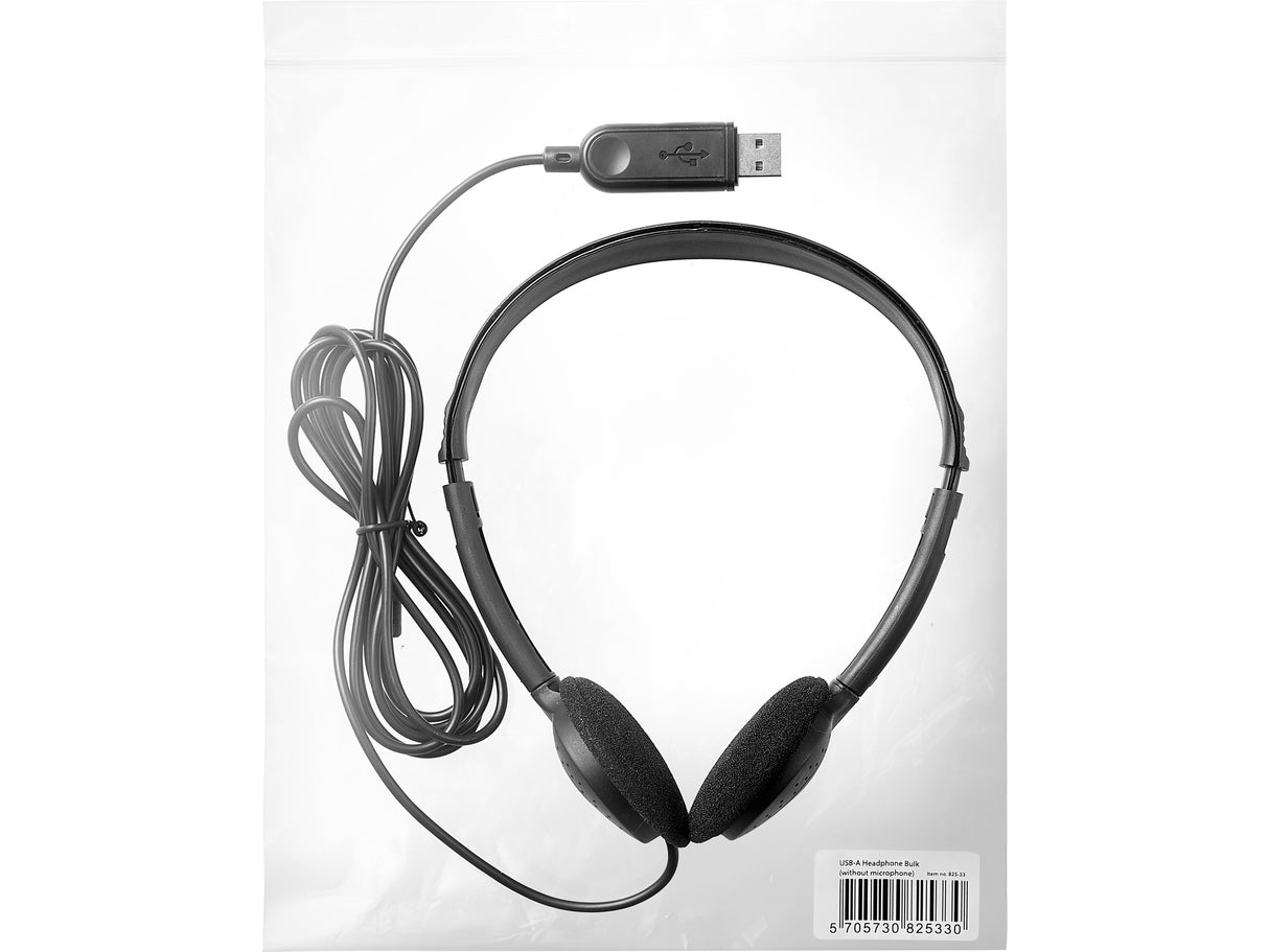 Sandberg 825-33 hovedtelefoner/headset Ledningsført Kontor/Callcenter USB Type-A Sort