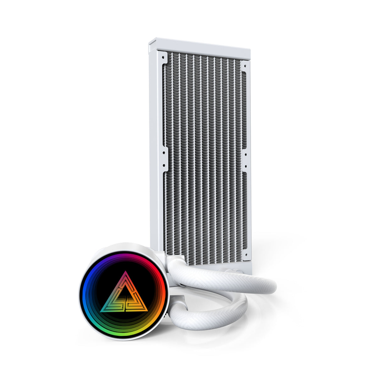 Montech LightFlow ARGB 240 Processor Alt-i-en væskekøler 12 cm Hvid 1 stk